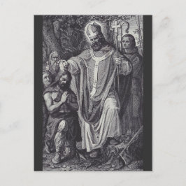 Sint Bonifatius Engelse Benedictijner monnik Feestdagenkaart