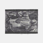 Sint Bonifatius Engelse Benedictijner monnik Fleece Deken (Voorkant (Horizontaal))