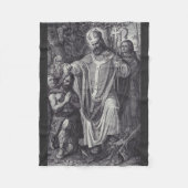 Sint Bonifatius Engelse Benedictijner monnik Fleece Deken (Voorkant)