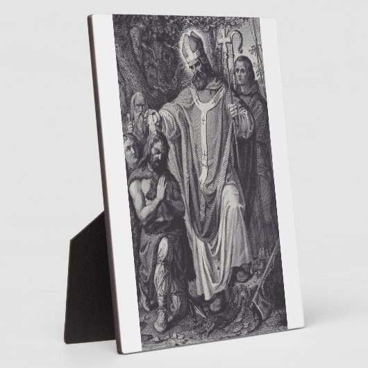 Sint Bonifatius Engelse Benedictijner monnik Fotoplaat (Zijkant)