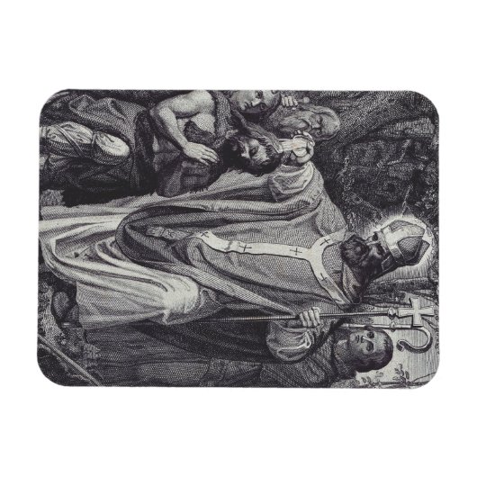 Sint Bonifatius Engelse Benedictijner monnik Magneet (Horizontaal)