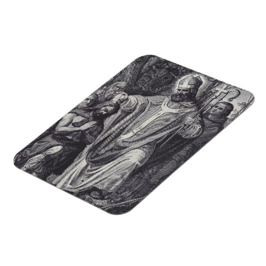 Sint Bonifatius Engelse Benedictijner monnik Magneet (Linkerzijde)