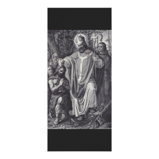 Sint Bonifatius Engelse Benedictijner monnik Reclamekaart (Voorkant)