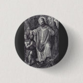Sint Bonifatius Engelse Benedictijner monnik Ronde Button 3,2 Cm (Voorkant)