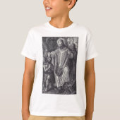 Sint Bonifatius Engelse Benedictijner monnik T-shirt (Voorkant)