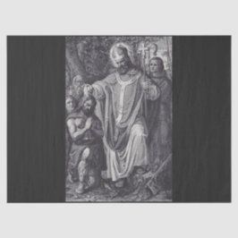 Sint Bonifatius Engelse Benedictijner monnik Tissuepapier