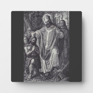 Sint Bonifatius Premium Apostel van Duitsland Fotoplaat