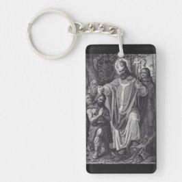 Sint Bonifatius Premium Apostel van Duitsland Sleutelhanger