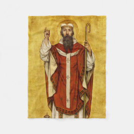 Sint Bonifatius van Mainz - Patroon van Opvoeders Fleece Deken