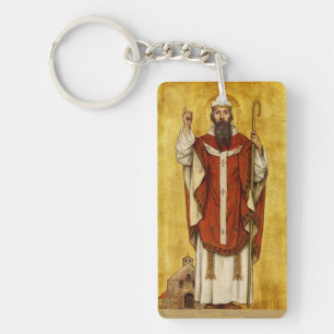 Sint Bonifatius van Mainz - Patroon van Opvoeders Sleutelhanger