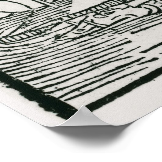 Sint-Brendan op het viseiland Poster (Hoek)