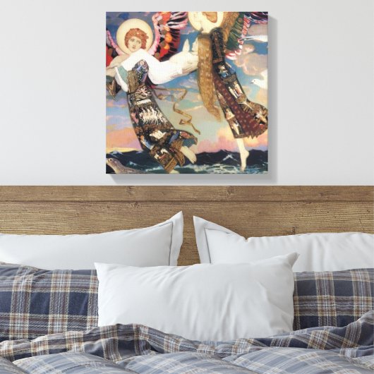 “Sint Bride” engel kunst door John Duncan Canvas Afdruk (Insitu (Slaapkamer))