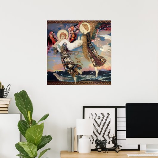 “Sint Bride” engel kunst door John Duncan Poster (Thuiskantoor)