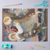 “Sint Bride” engel kunst door John Duncan Tissuepapier (Craft)