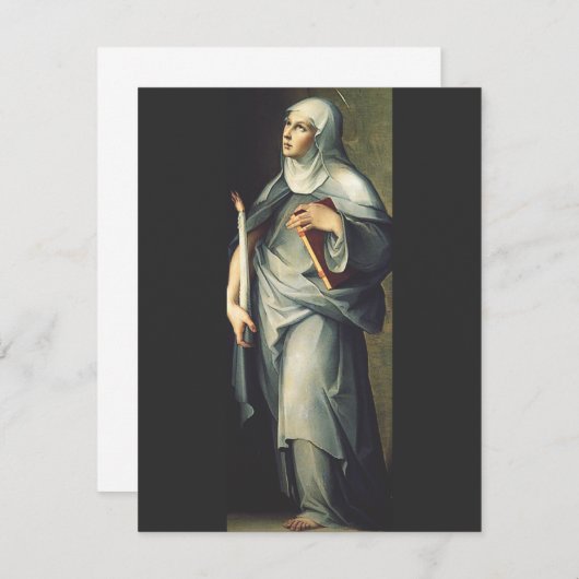 Sint Bridget van Zweden (Voorkant / Achterkant)