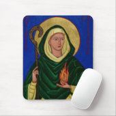 Sint-Brigid met Heilige Vuur Muismat (Met muis)