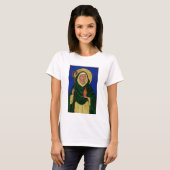 Sint-Brigid met Heilige Vuur T-shirt (Voorkant volledig)