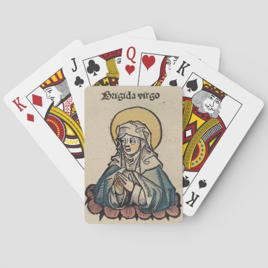 Sint Brigid Pokerkaarten (Achterkant)