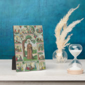 Sint Brigid van Ierland Fotoplaat (Zijkant)