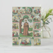 Sint Brigid van Ierland Kaart (Staand voorkant)