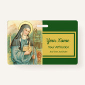 Sint-Brigid van Ierland (M 014) Badge (Achterkant)