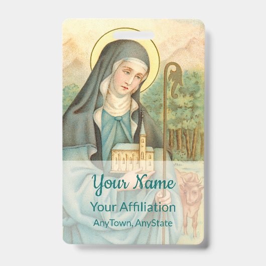 Sint-Brigid van Ierland (M 014) Badge (Voorkant)