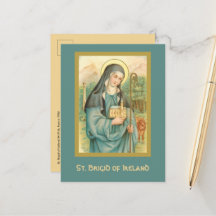 Sint-Brigid van Ierland (M 014) Briefkaart