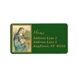 Sint-Brigid van Ierland (M 014) Etiket