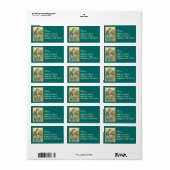Sint-Brigid van Ierland (M 014) Etiket (Full Sheet)