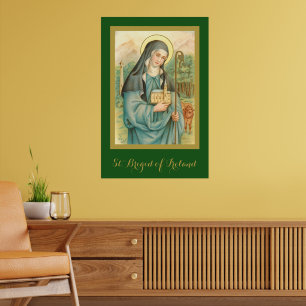 Sint-Brigid van Ierland (M 014) Poster