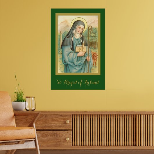 Sint-Brigid van Ierland (M 014) Poster (Woonkamer 2)
