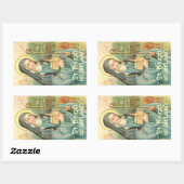 Sint-Brigid van Ierland (M 014) Rechthoekige Sticker (Vel)