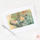 Sint-Brigid van Ierland (M 014) Rechthoekige Sticker (Envelop)