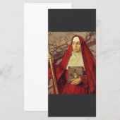 Sint Brigid van Kildare Keltische Vlam Heilige Kun (Voorkant / Achterkant)