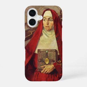 Sint Brigid van Kildare Keltische Vlam Heilige Kun iPhone 16 Hoesje