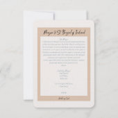 Sint-Brigid van Kildare Novena-Kaart Bedankkaart (Achterkant)