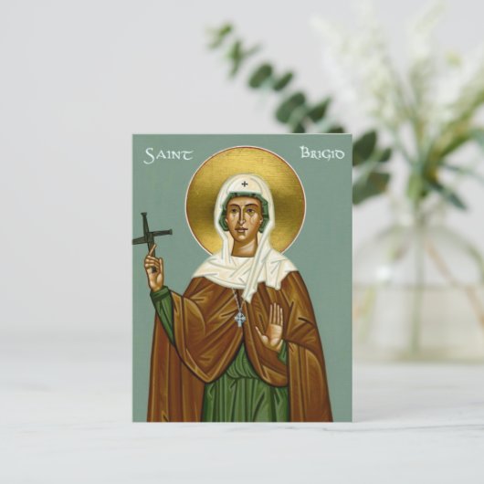 Sint Brigid's kruis Briefkaart (Staand voorkant)