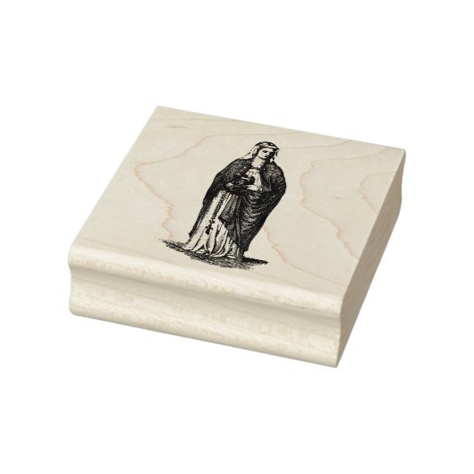 Sint-Brigitta van Zweden Katholiek Religieus Rubberstempel (Stempel)