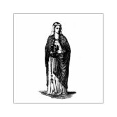 Sint-Brigitta van Zweden Katholiek Religieus Rubberstempel (Afrduk)