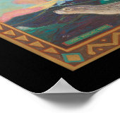 Sint-Bruid, ca. 1913 door John Duncan Poster (Hoek)