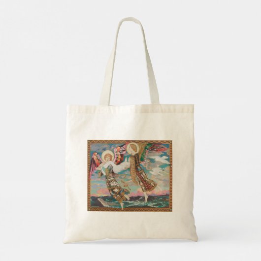 Sint-Bruid, ca. 1913 door John Duncan Tote Bag (Achterkant)