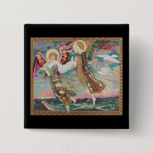 Sint-Bruid, ca. 1913 door John Duncan Vierkante Button 5,1 Cm