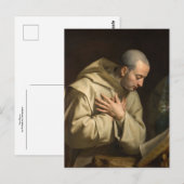Sint Bruno door Philippe de Champaigne Briefkaart (Voorkant / Achterkant)
