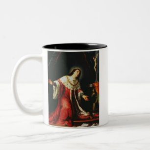 Sint-Casimir Jagiello - Patroonheilige van Polen Tweekleurige Koffiemok
