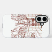 Sint-Catharina disputeert met geleerden van Masoli Case-Mate iPhone Case (Achterkant (horizontaal))