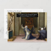 Sint-Catharina ontvangt de Stigmata Briefkaart (Voorkant / Achterkant)