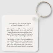 Sint-Catharina ontvangt de Stigmata Sleutelhanger (Achterkant)