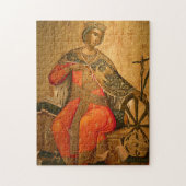 Sint-Catharina orthodox Christelijk icoon Legpuzzel (Verticaal)
