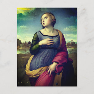 Sint-Catharina van Alexandrië door Raphael Briefkaart