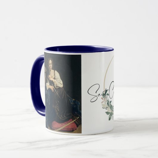 Sint Catharina van Alexandrië, Katholieke Koffie M Mok (Voorkant links)